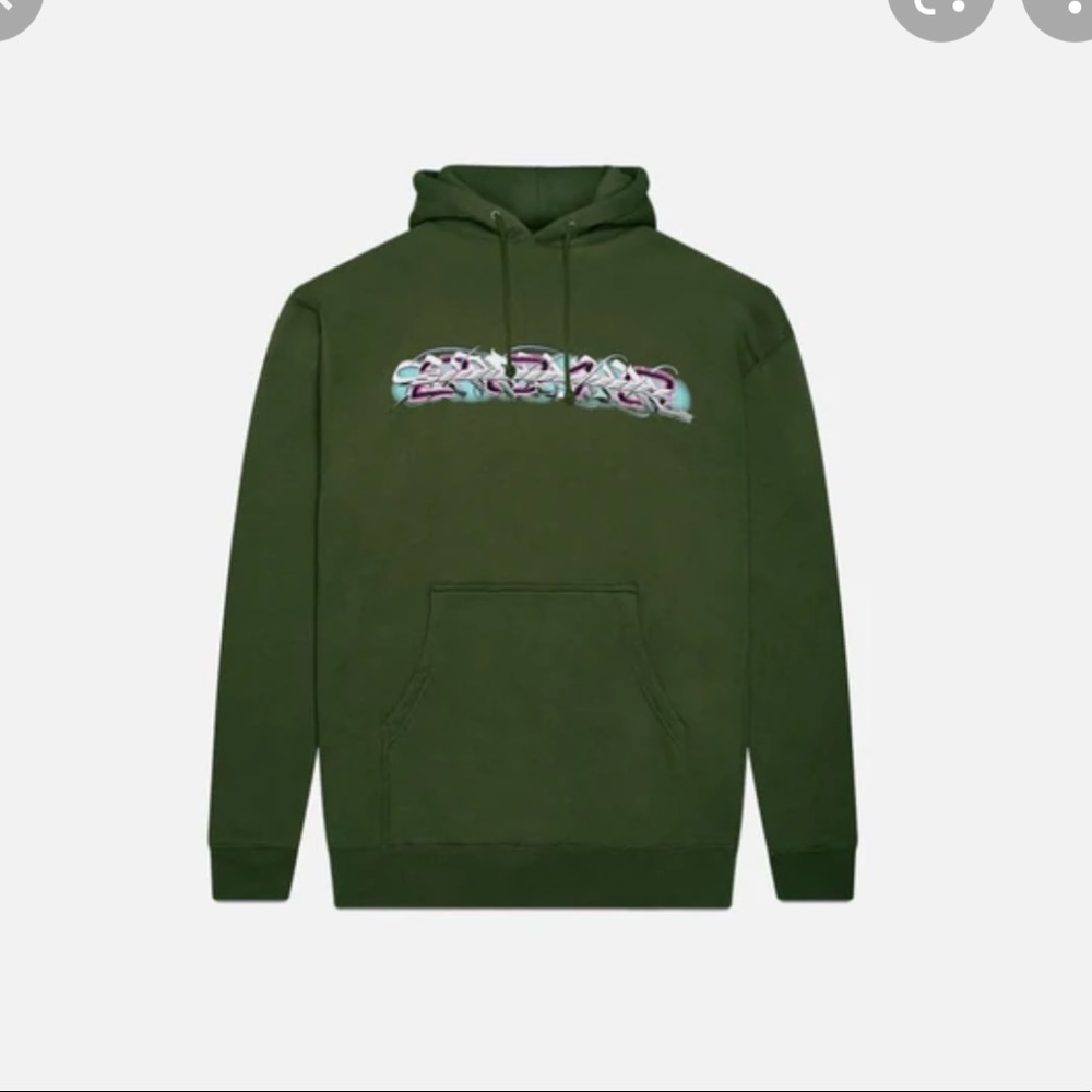 shadow hill army green atmosphere hoodie